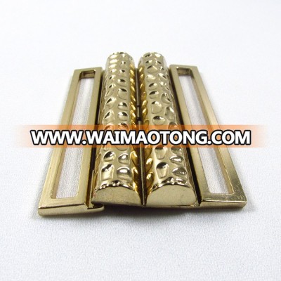 Hanger Plating Metal Hardware clasp buckle Locking Bikini belt Buckles